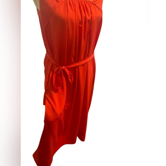 Alice Ritter bohemian red embroidered sleeveless midi dress Size 4 - Picture 4 of 10